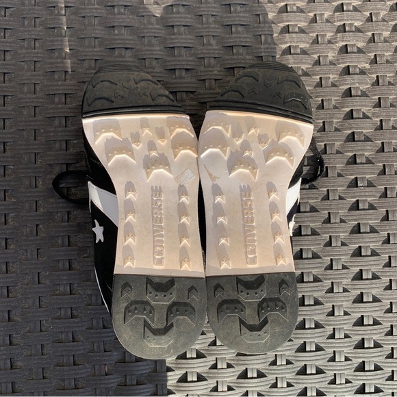 Converse Black and White Athletic Shoes - Picture 7 of 9